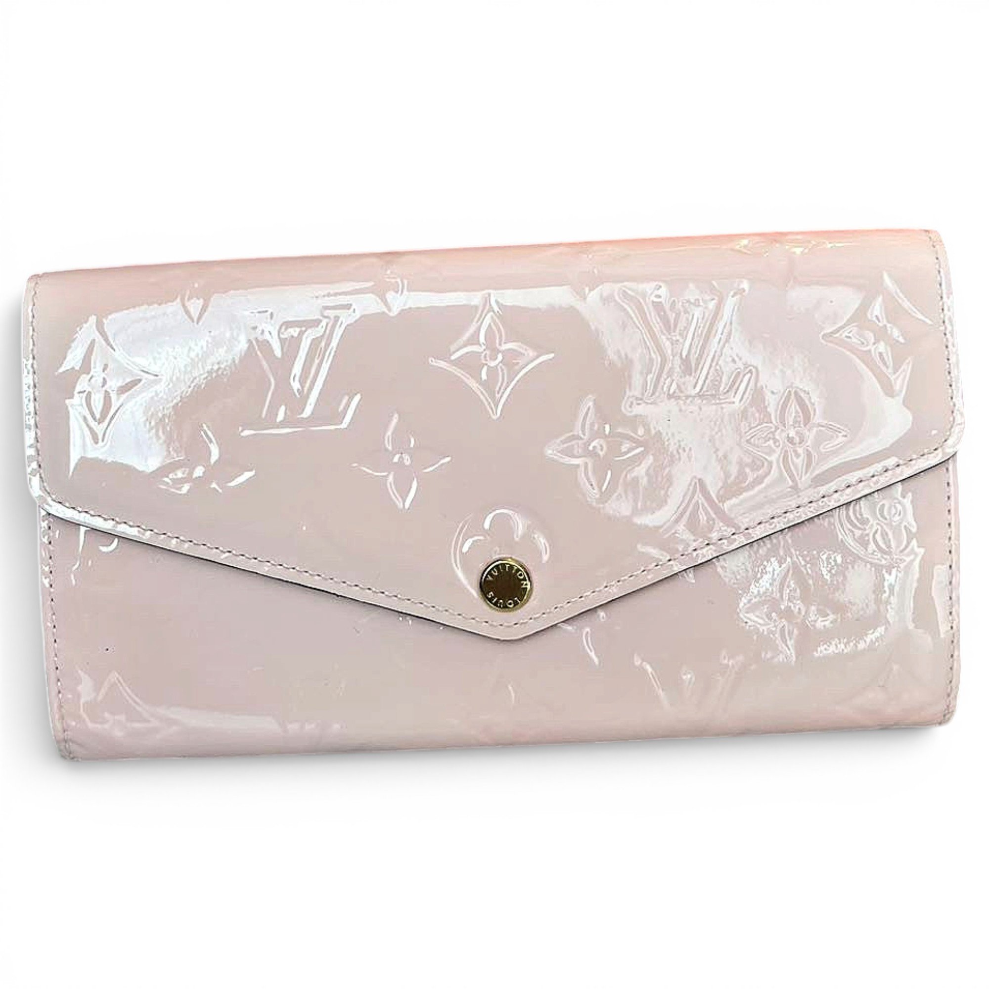 Patent leather clutch bag