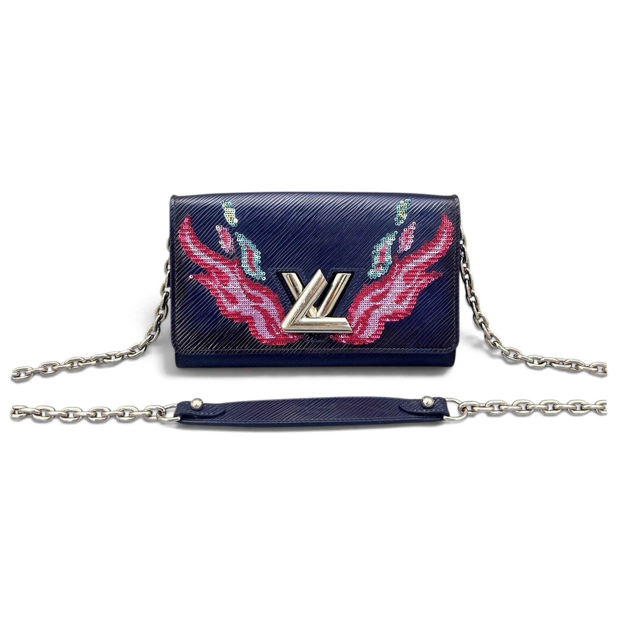 Twist leather handbag