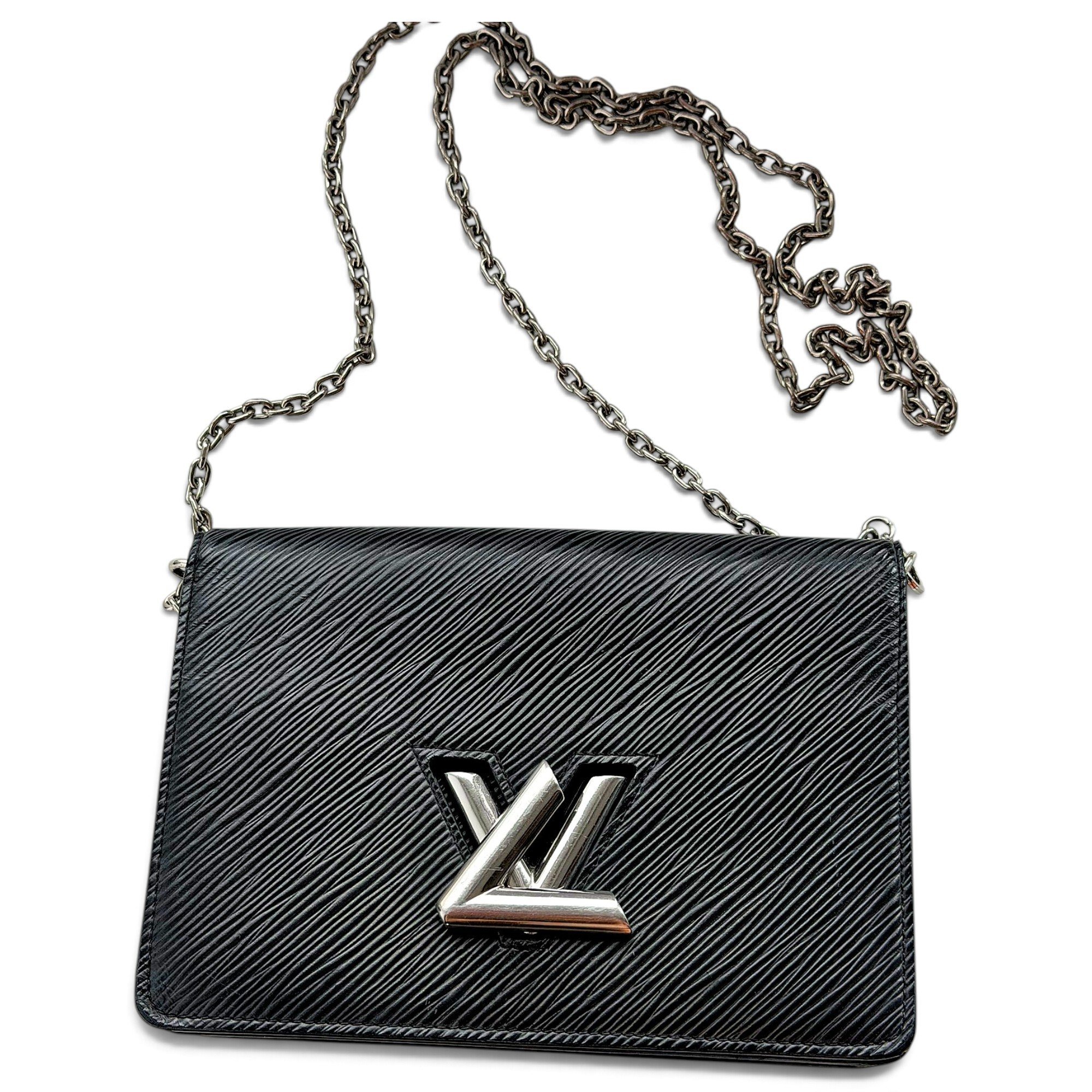 Twist leather crossbody bag