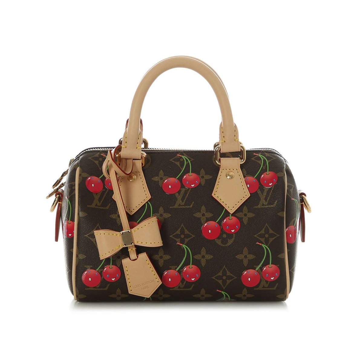 Louis Vuitton Speedy Bandoulière cloth crossbody bag