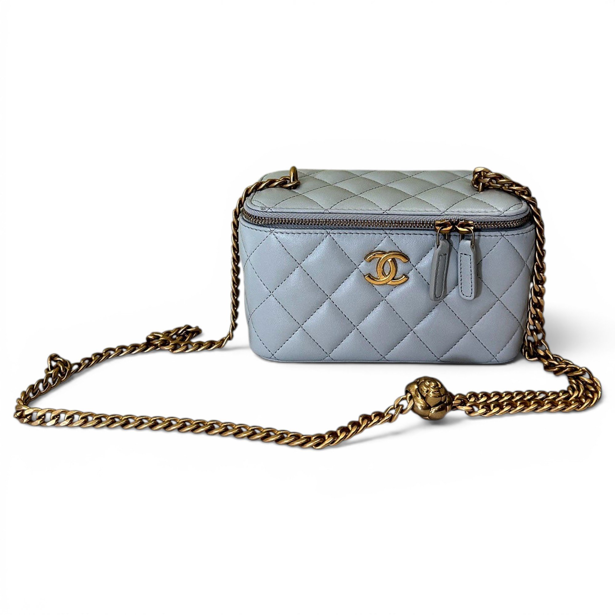 Trendy CC Vanity leather handbag