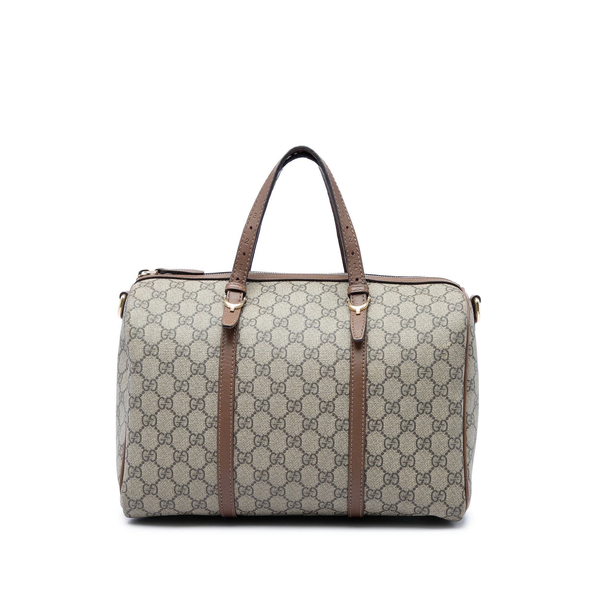 Boston leather handbag