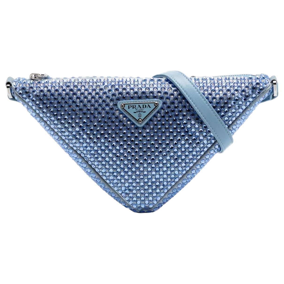 Triangle cloth handbag