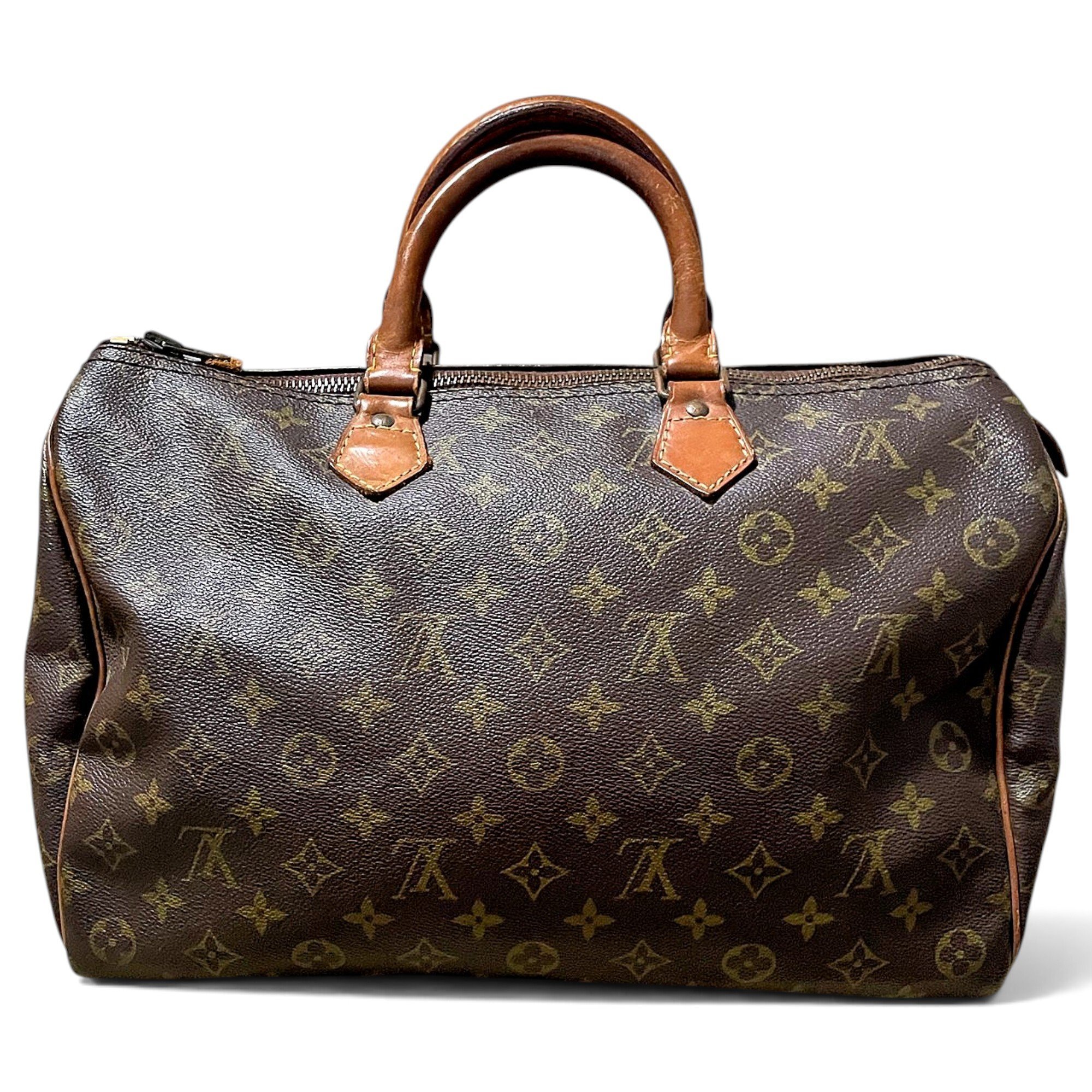 Speedy leather handbag
