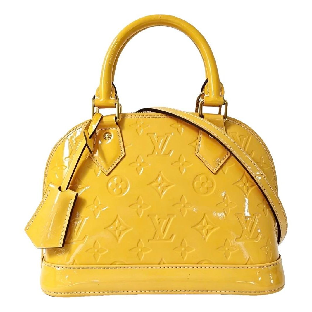 Alma BB patent leather tote