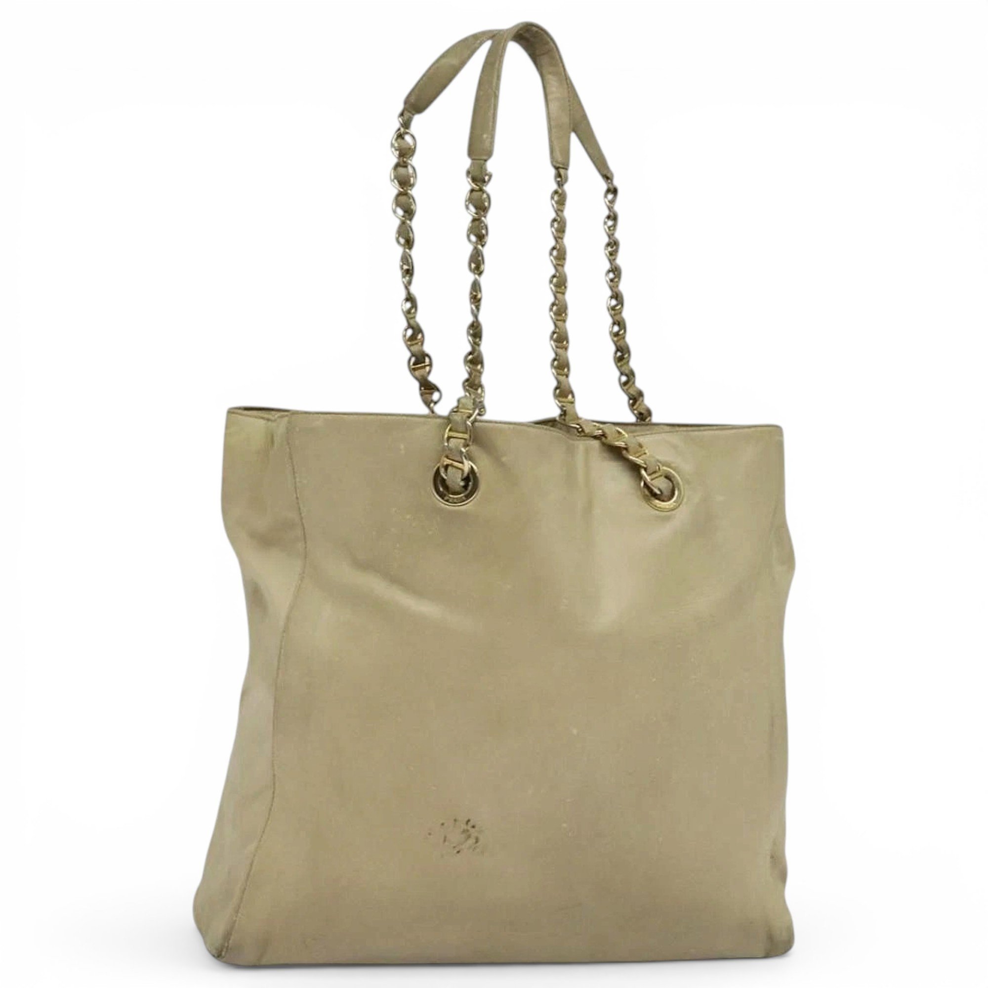 Leather tote