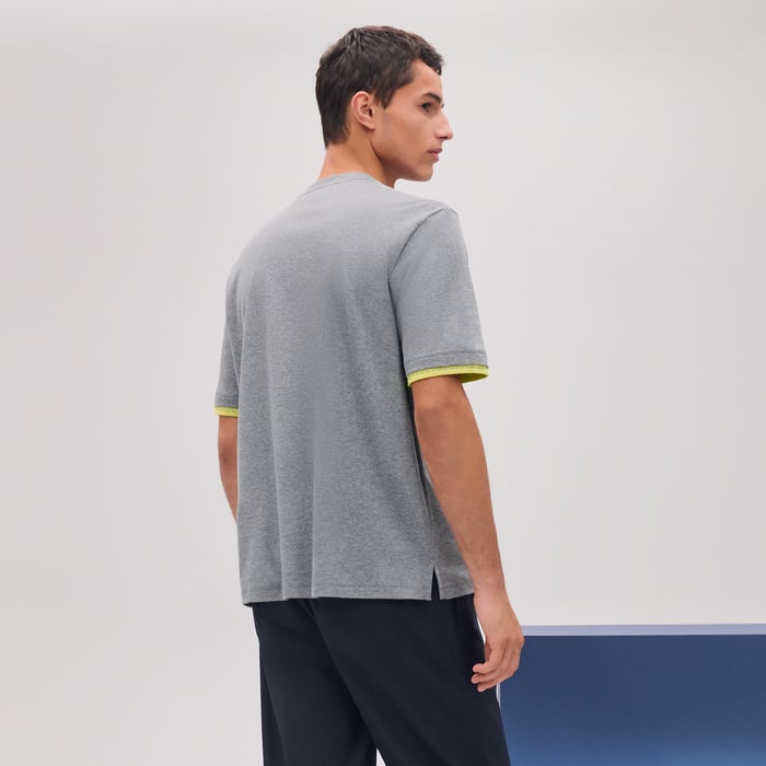 Gris "Piqures Sellier" T-shirt