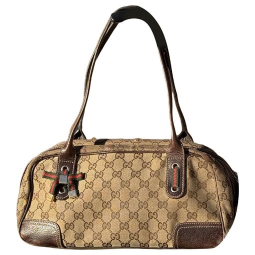 Princy leather bowling bag