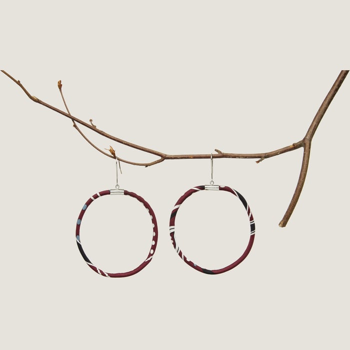 Random Circle Drop Earrings