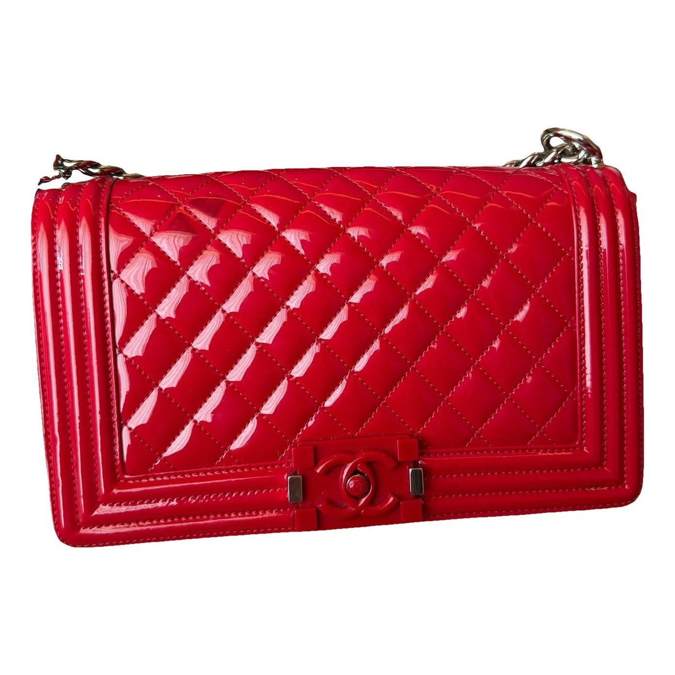Boy patent leather crossbody bag