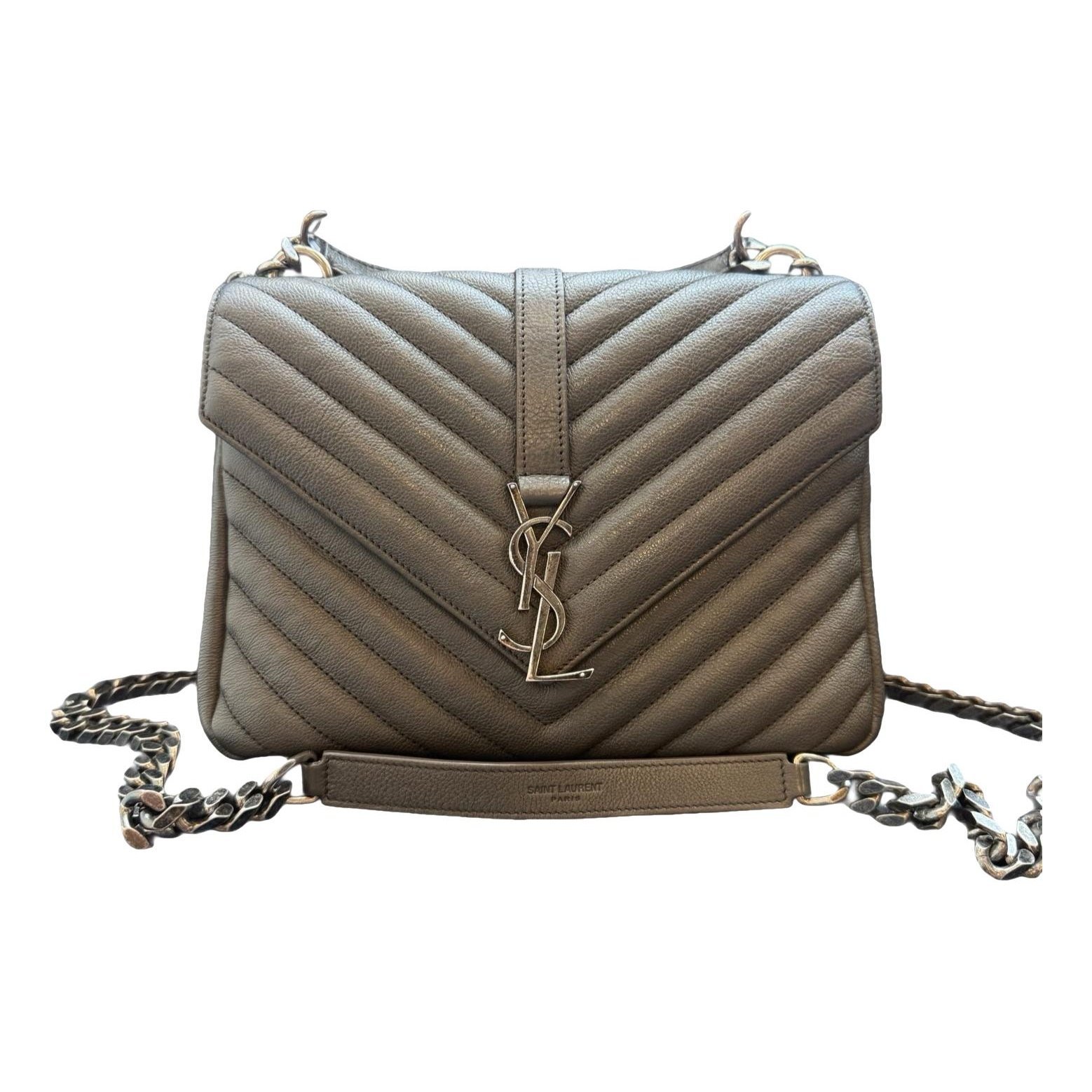 Collége monogramme leather handbag