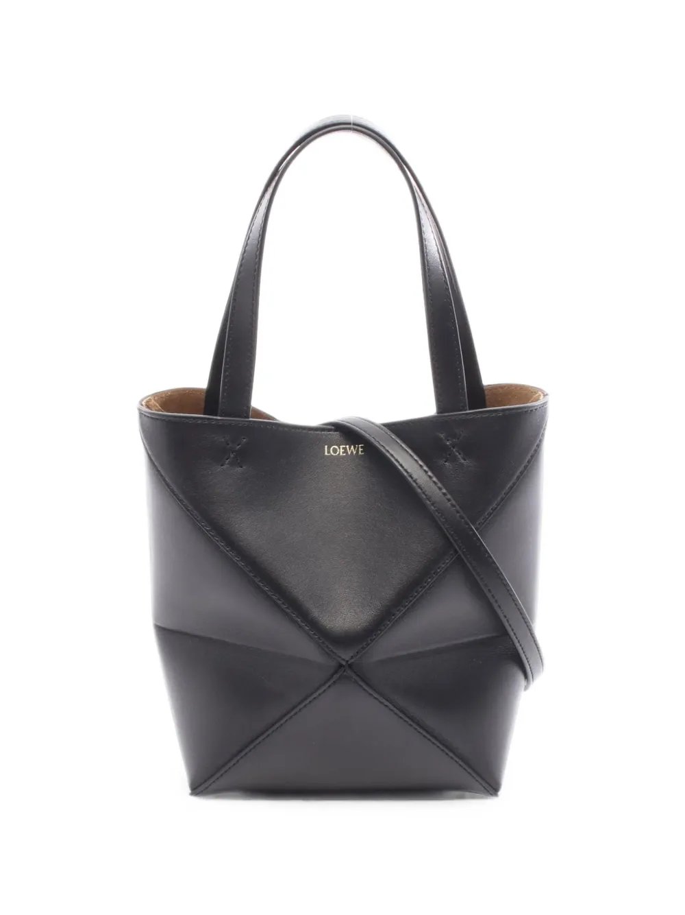 mini Puzzle Fold tote bag
