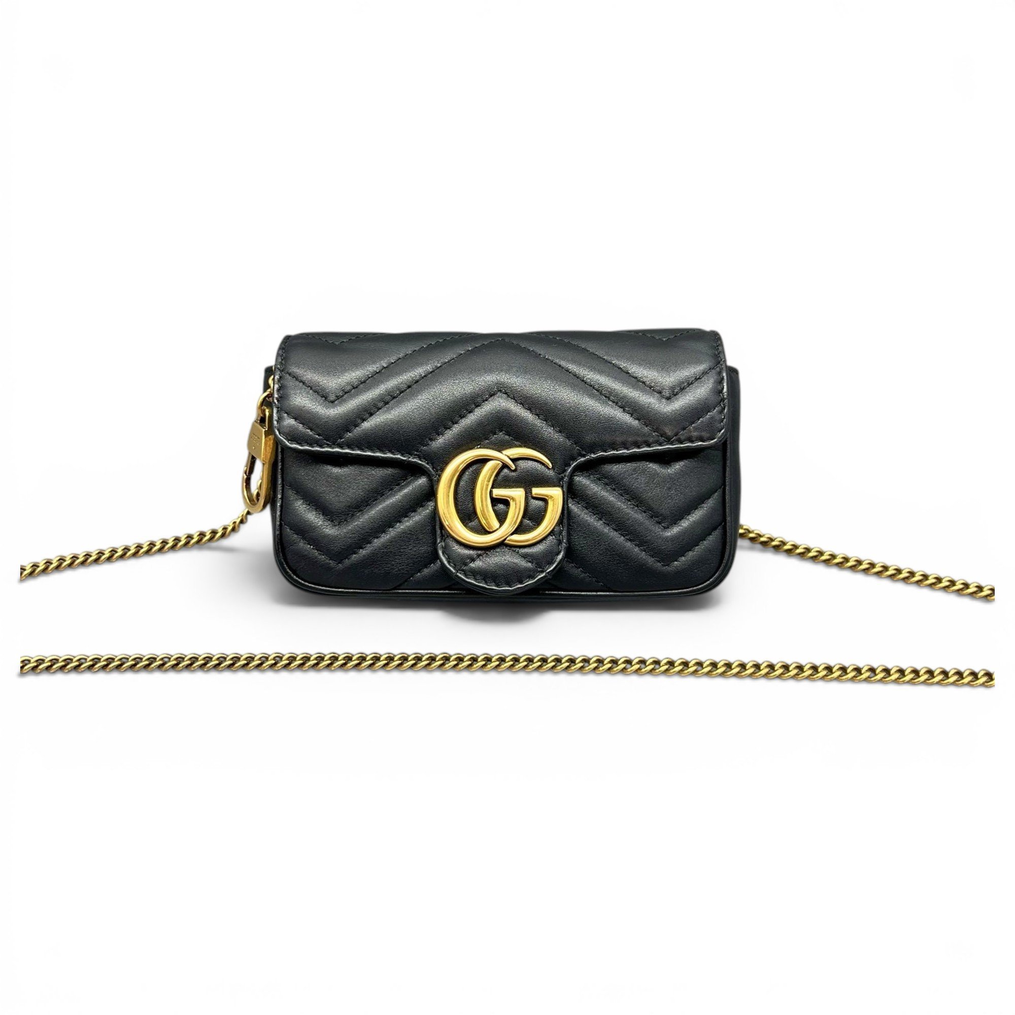 GG Marmont Chain Flap leather crossbody bag