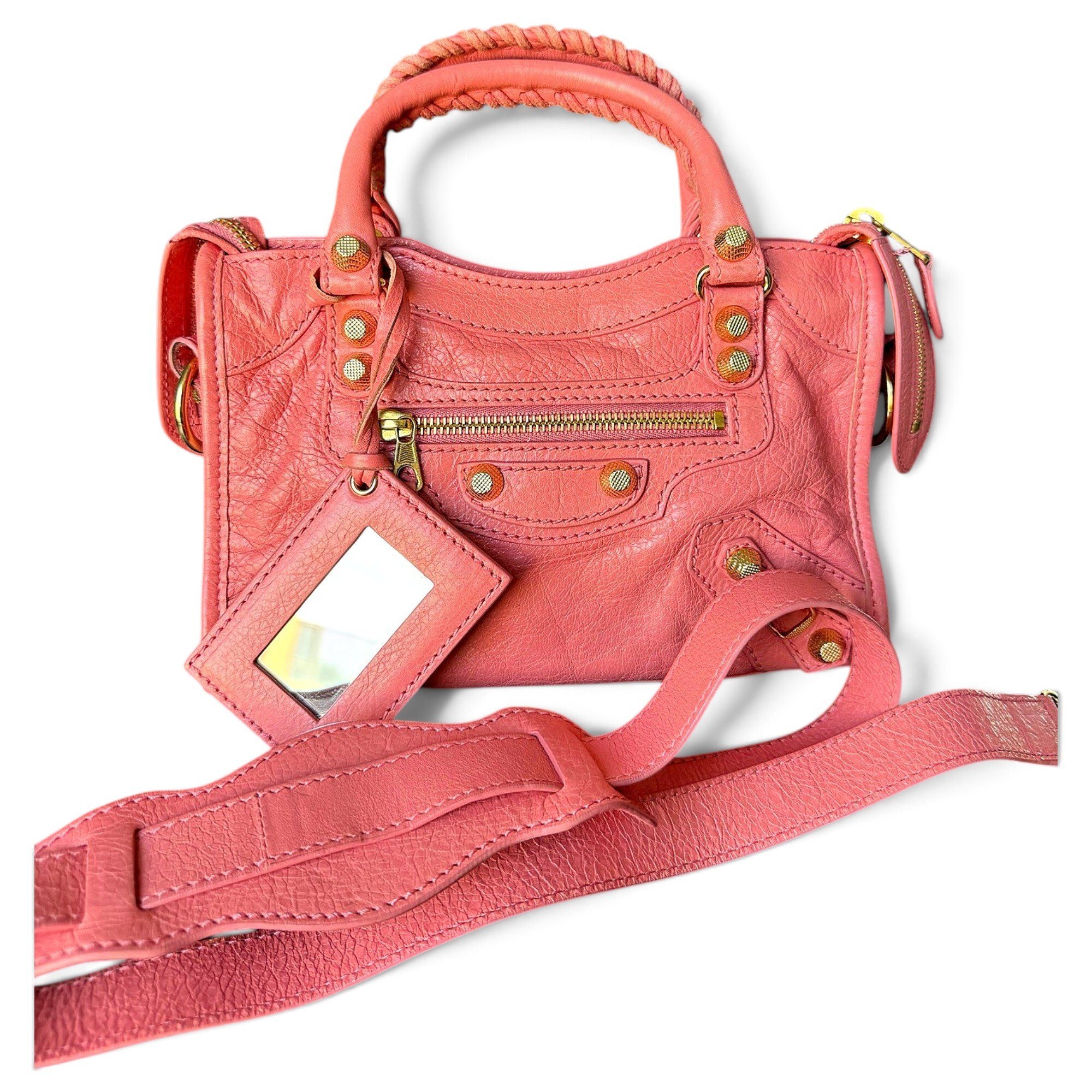 City leather crossbody bag