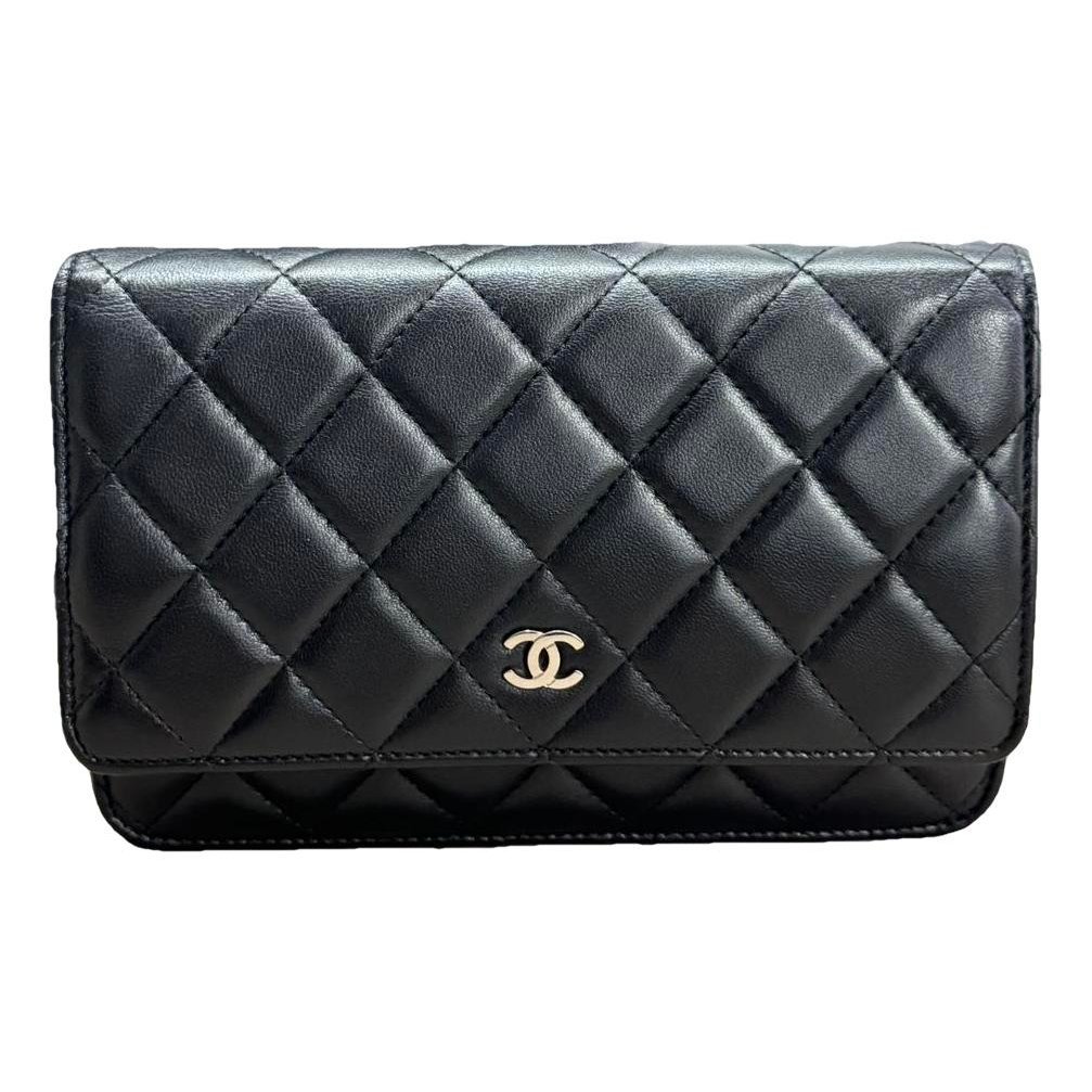 Wallet On Chain Timeless/Classique leather handbag