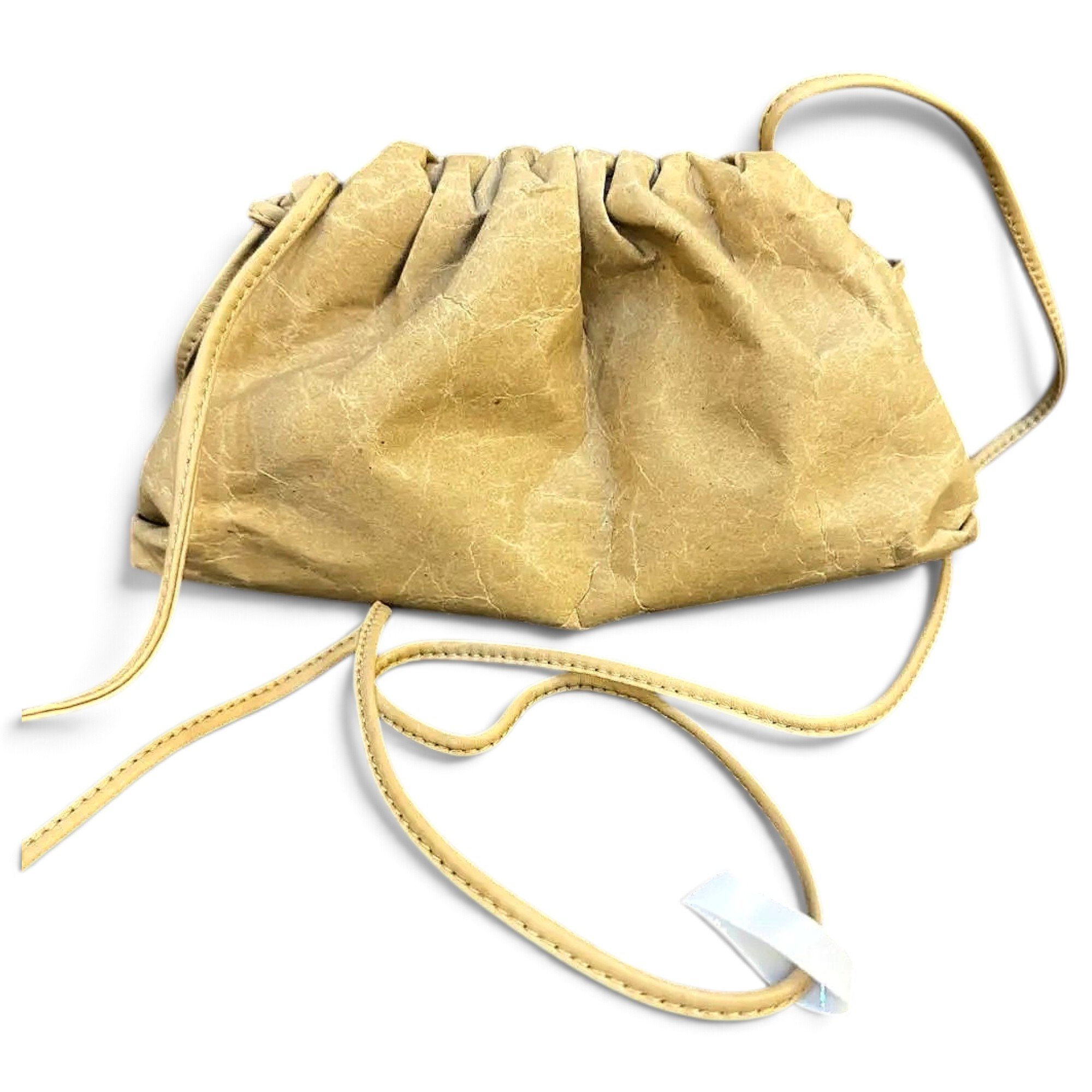 Pouch leather crossbody bag