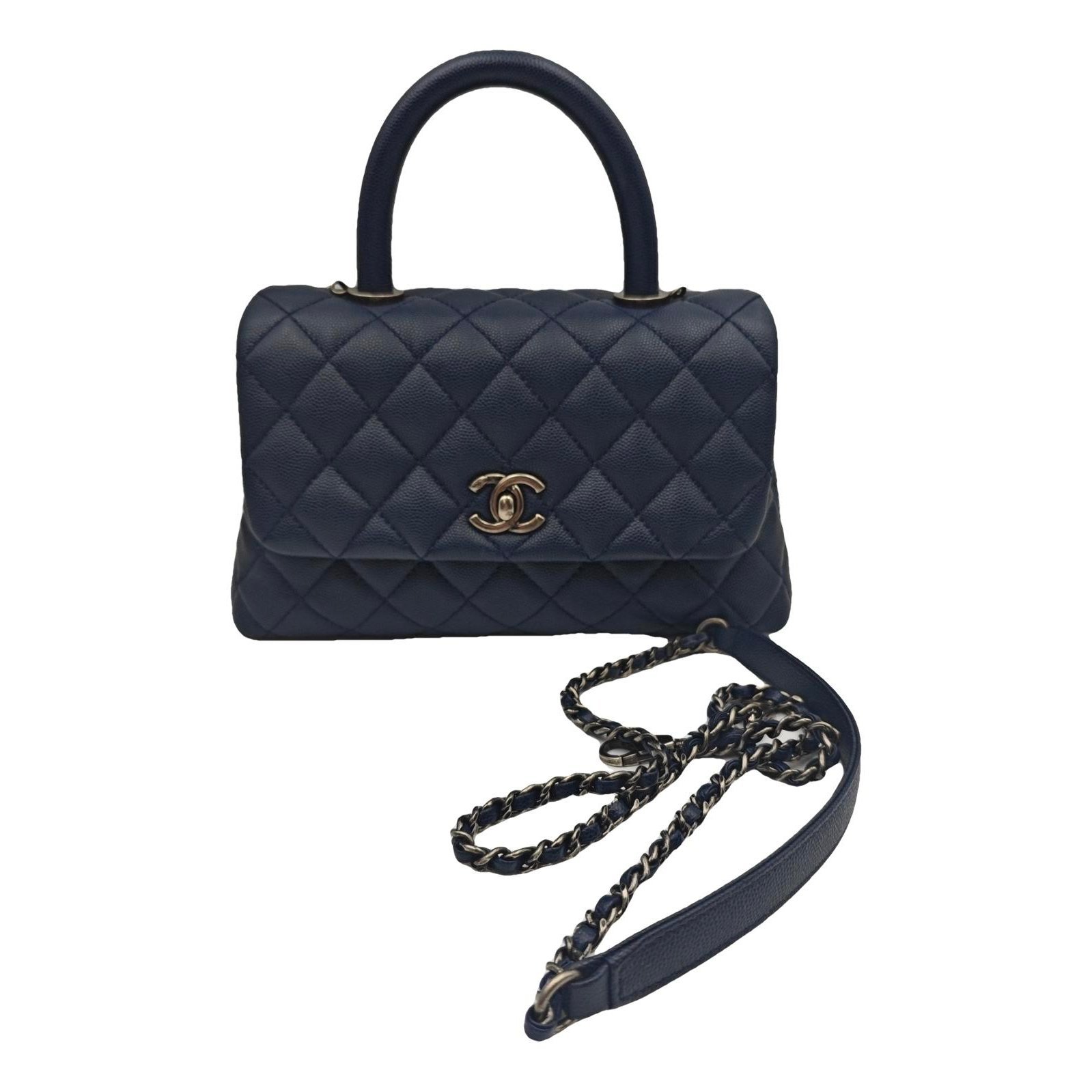 Coco Handle leather handbag