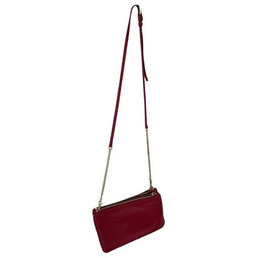 Sandro Addict leather clutch bag