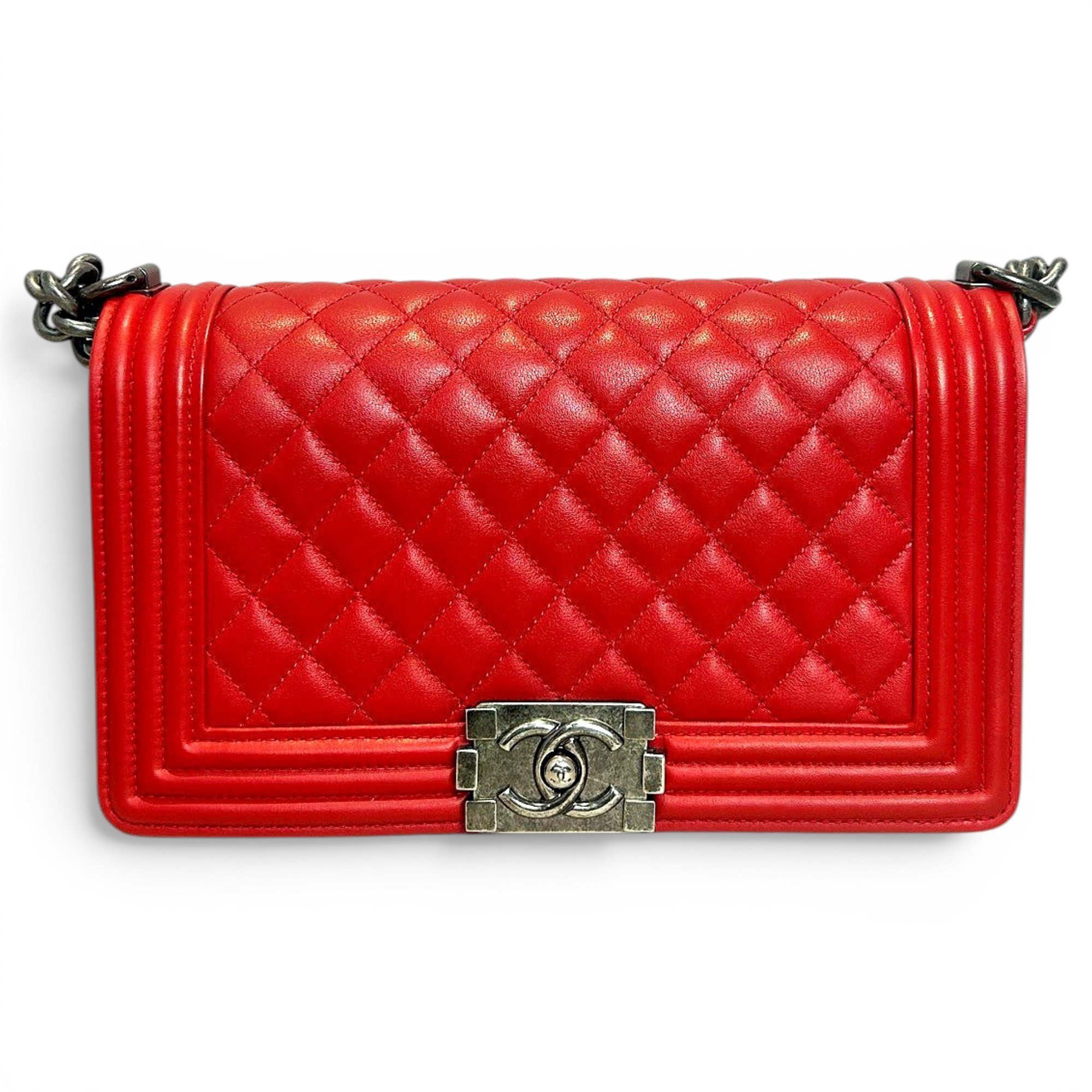 Boy patent leather crossbody bag
