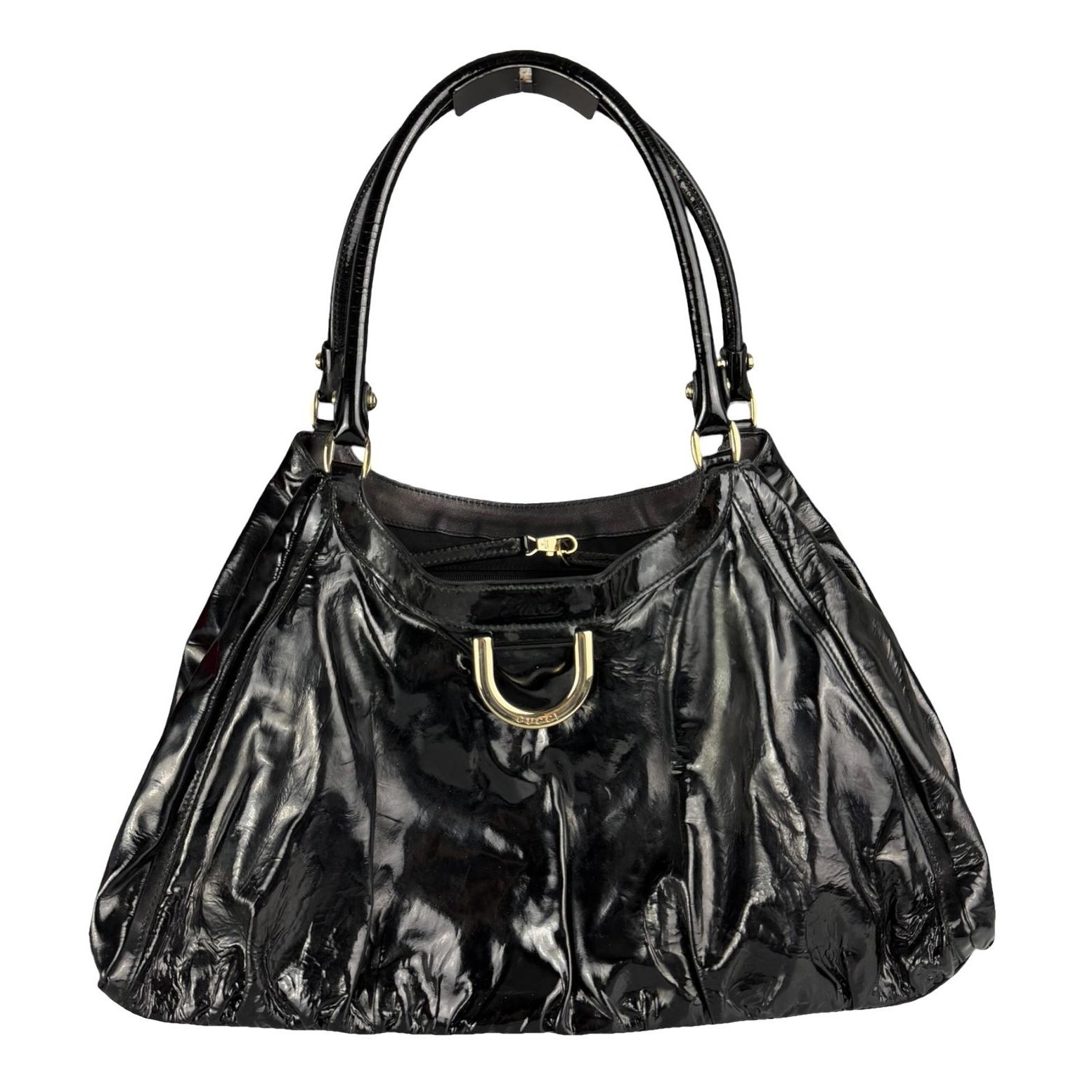 D-Ring vinyl handbag