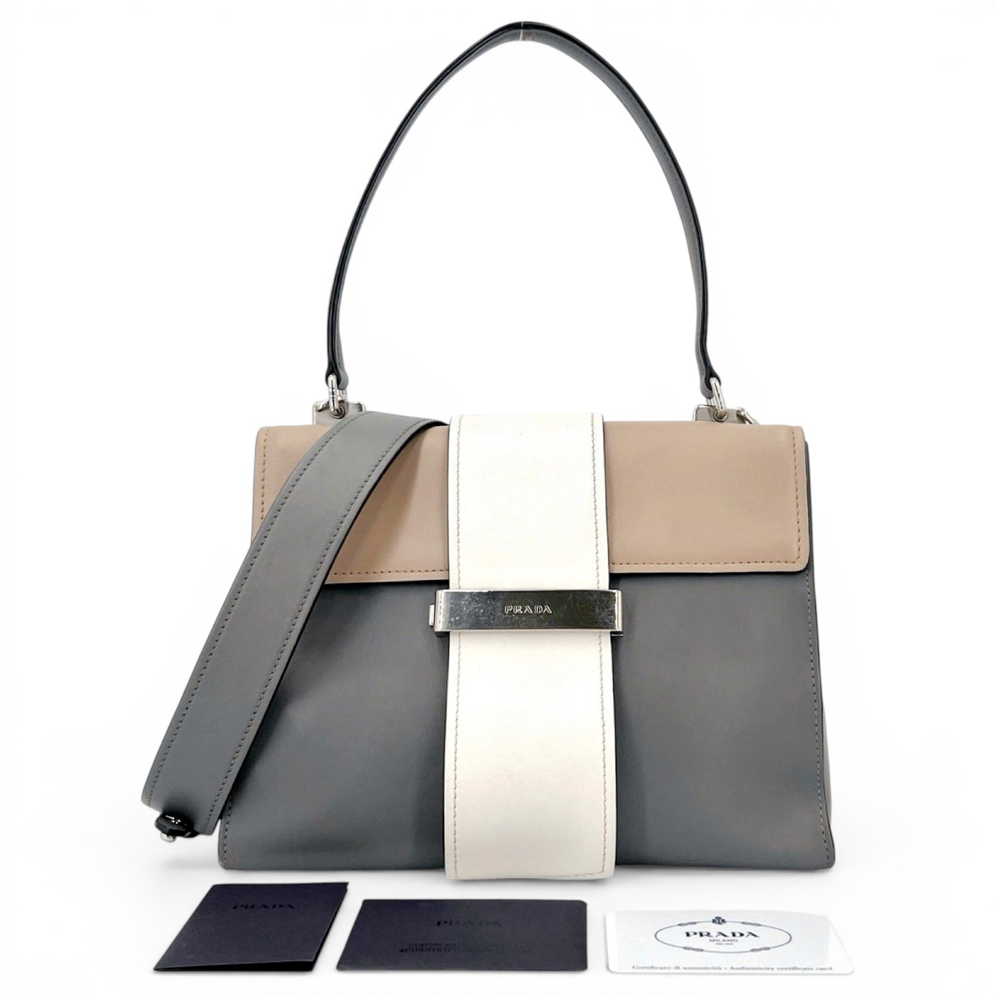Leather handbag