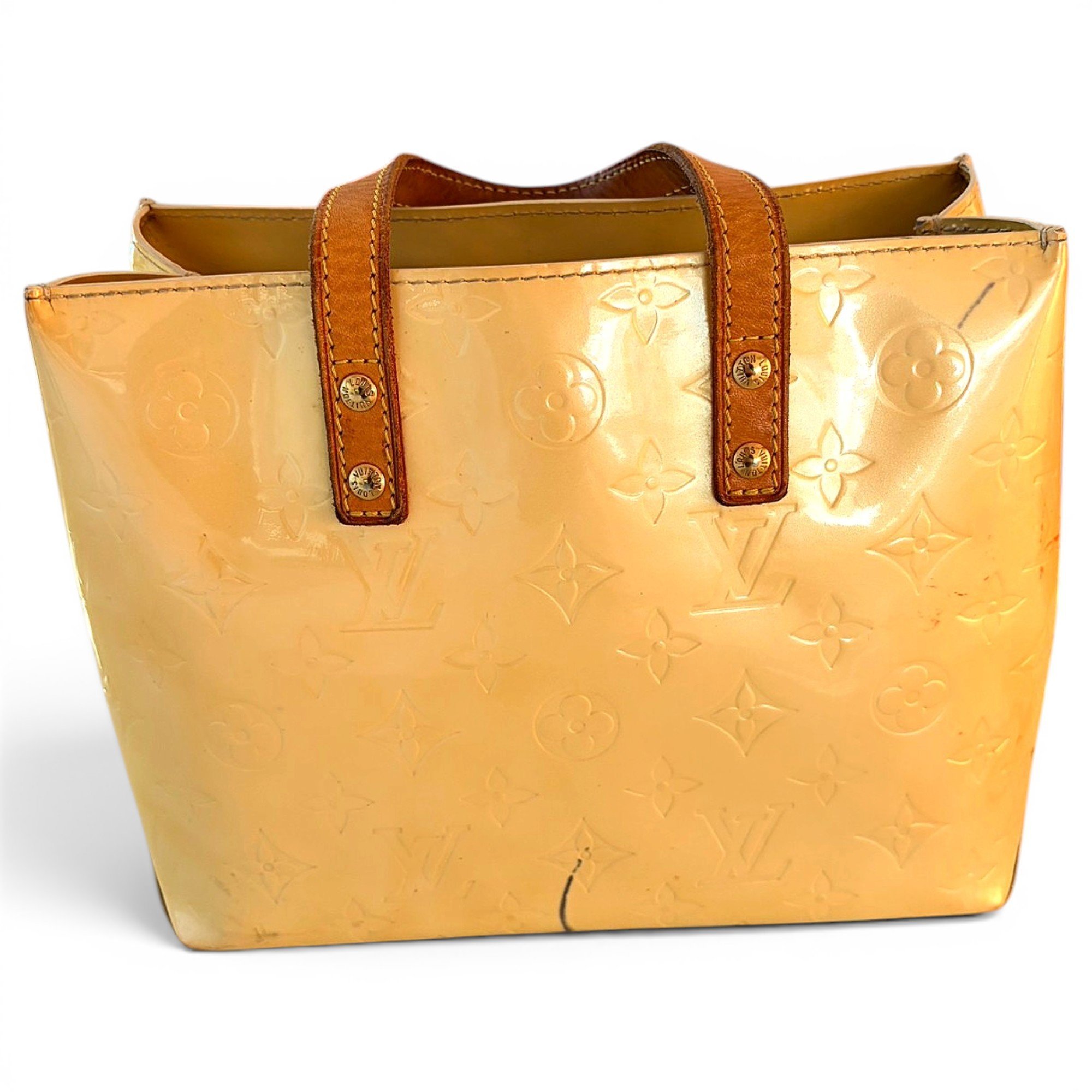 Ambre leather handbag