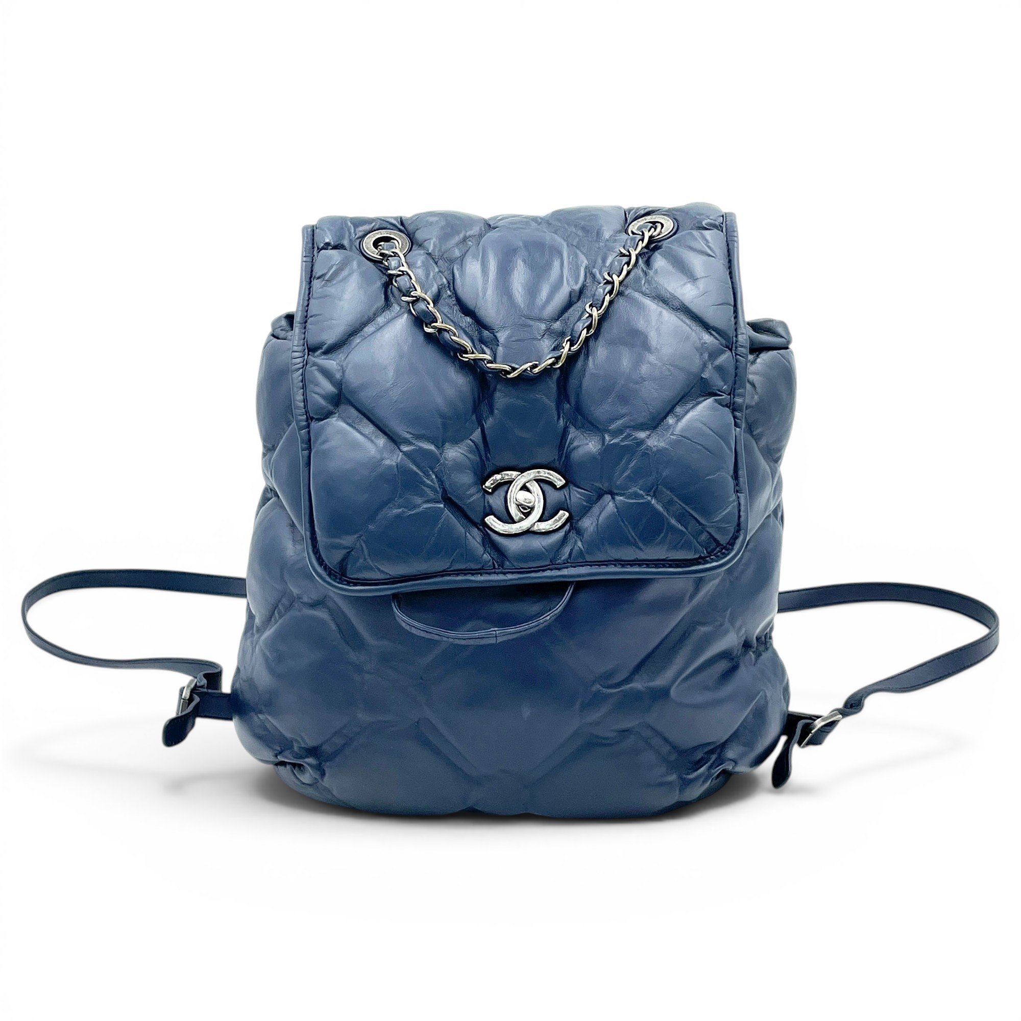 Leather backpack