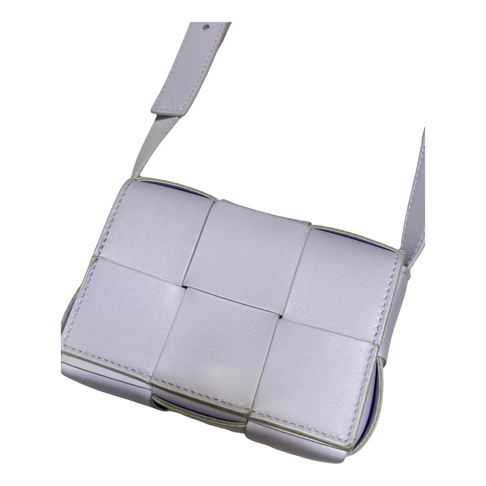 Cassette leather crossbody bag