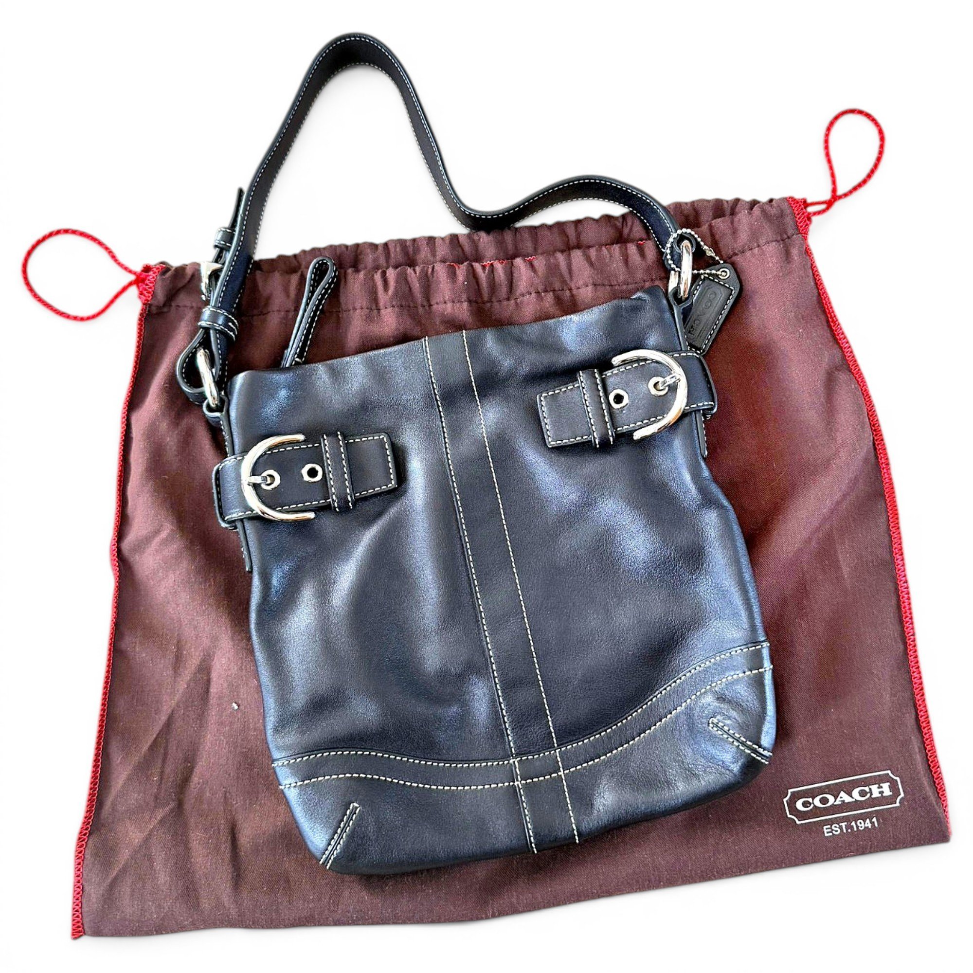 Leather handbag