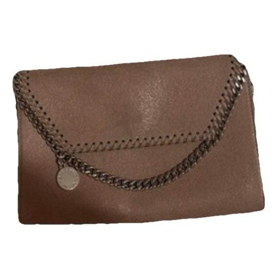 Stella McCartney Falabella leather clutch bag