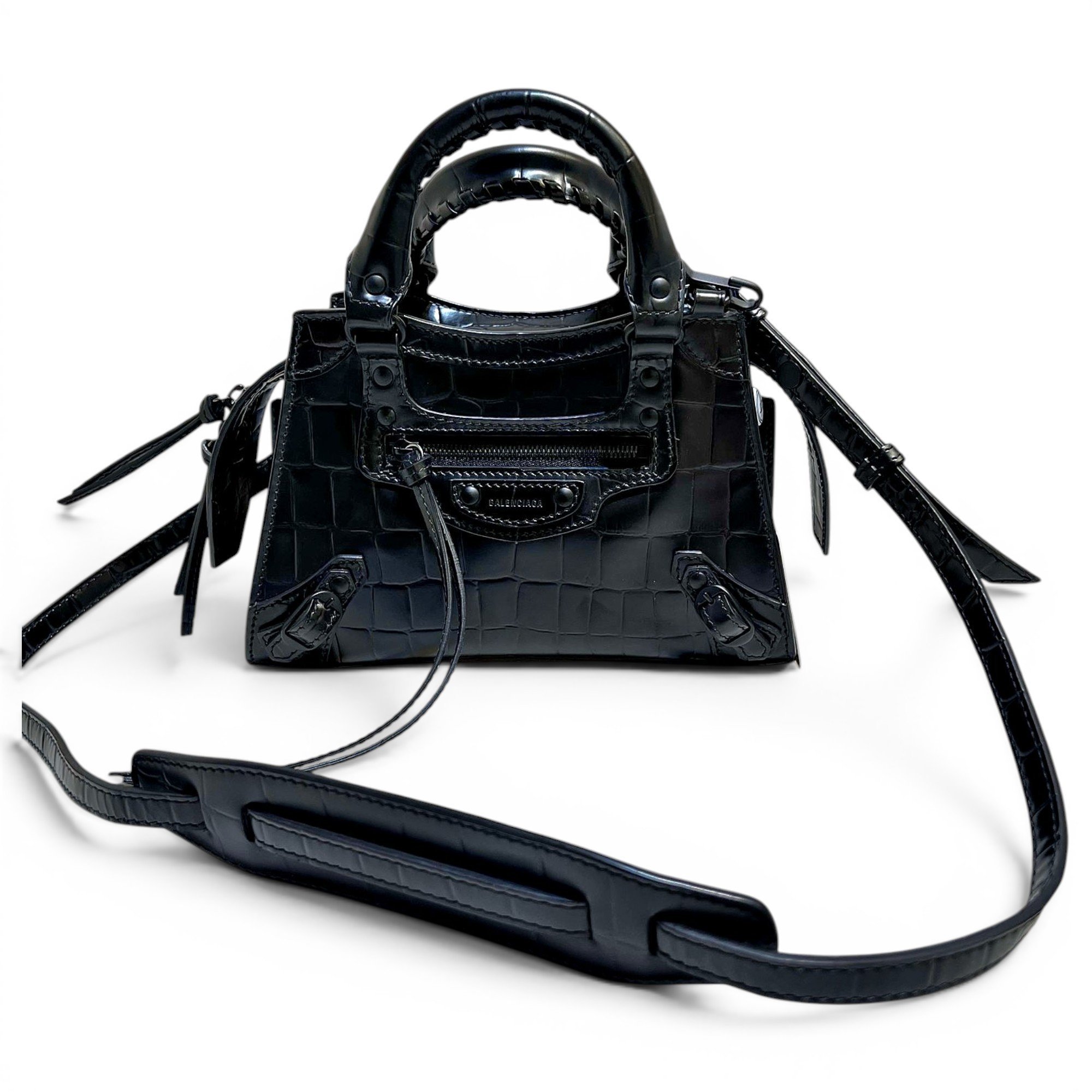Neo Cagole City leather handbag