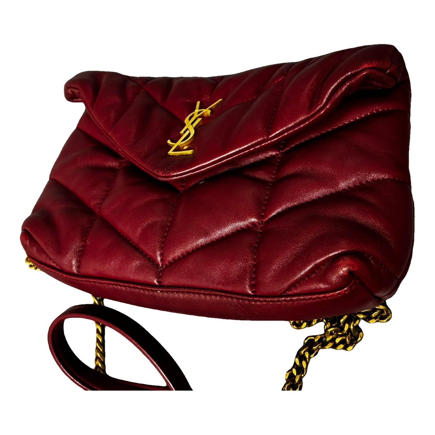 Loulou Puffer leather crossbody bag