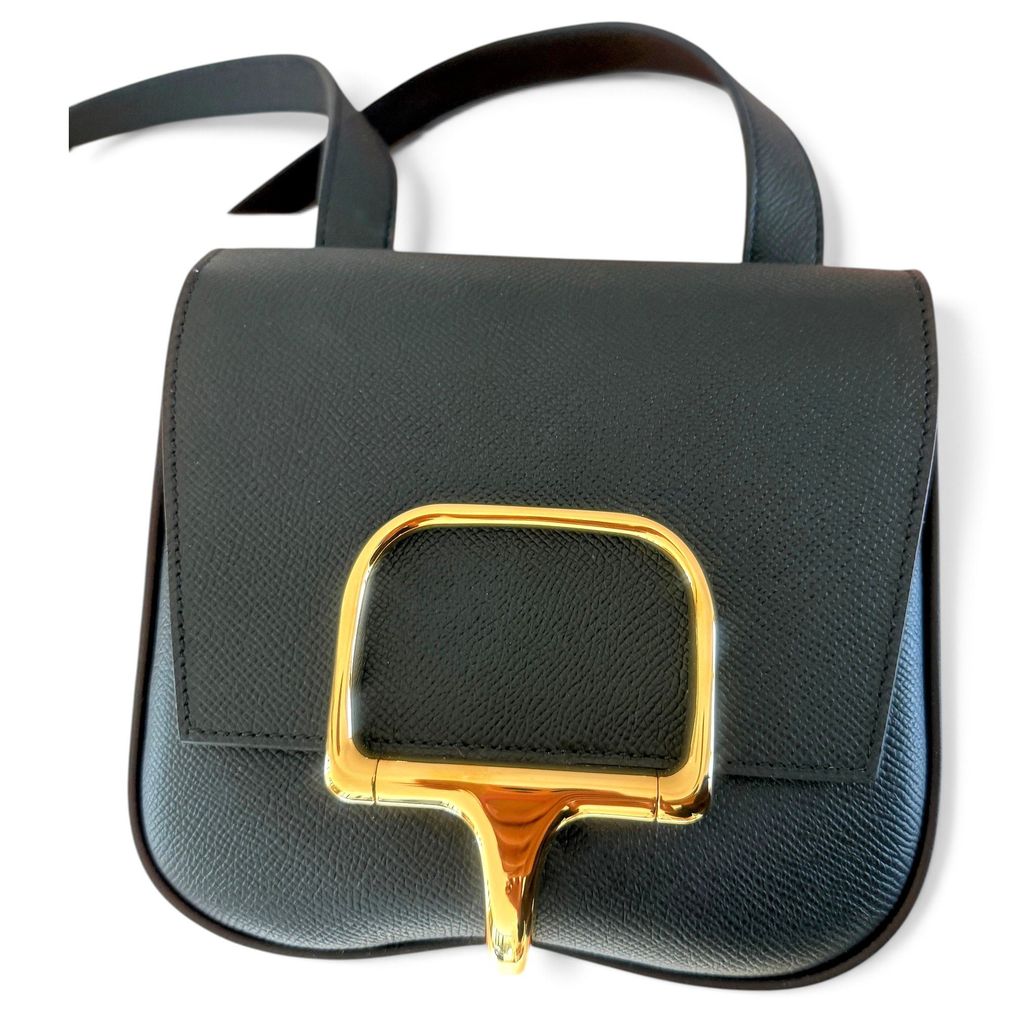 Della leather crossbody bag