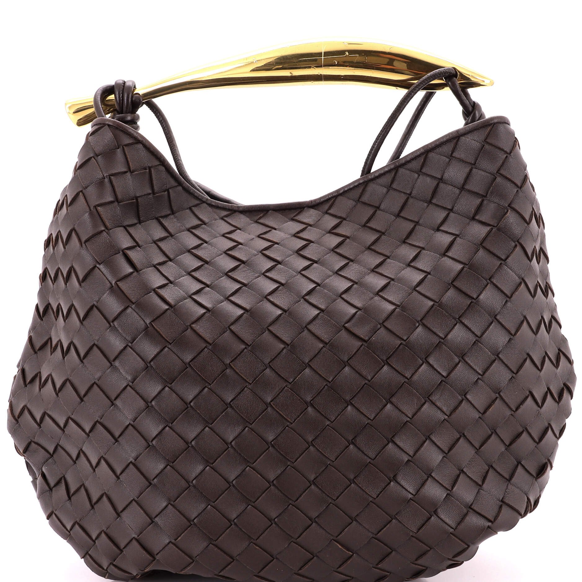 Sardine Top Handle Bag Intrecciato Nappa Large