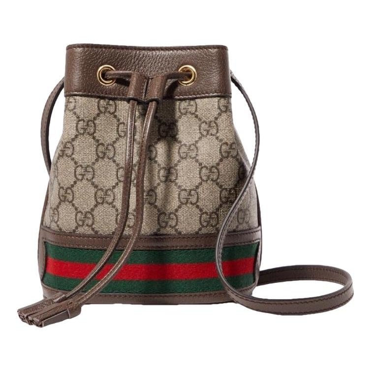 Ophidia Bucket leather crossbody bag
