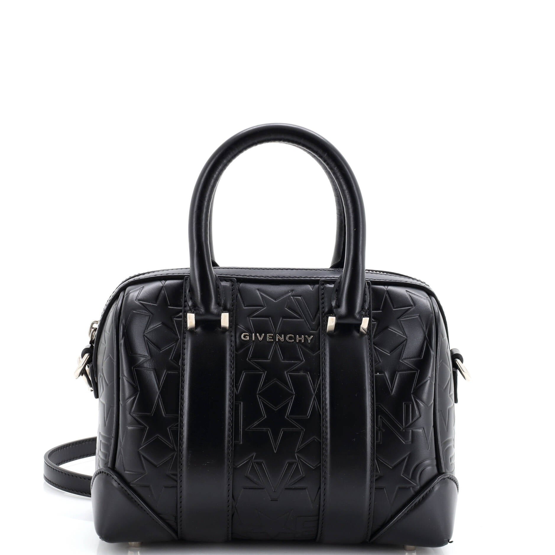 Lucrezia Duffle Bag Embossed Leather Micro