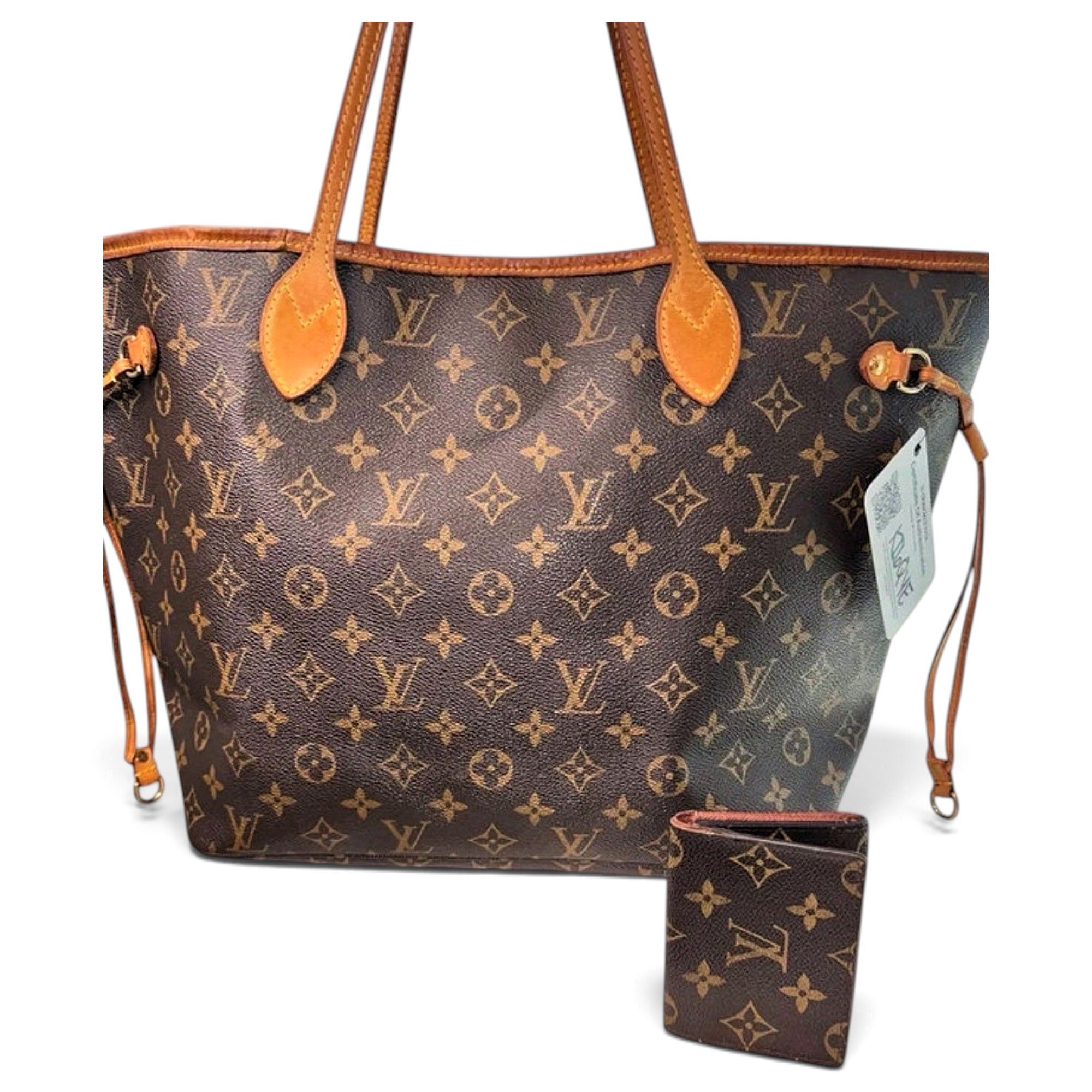 Louis Vuitton Neverfull leather tote