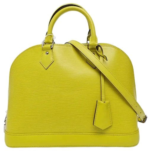 Louis Vuitton Alma leather handbag