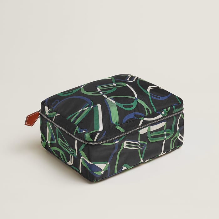 Noir Hermès Travelsilk PM Travel Cube