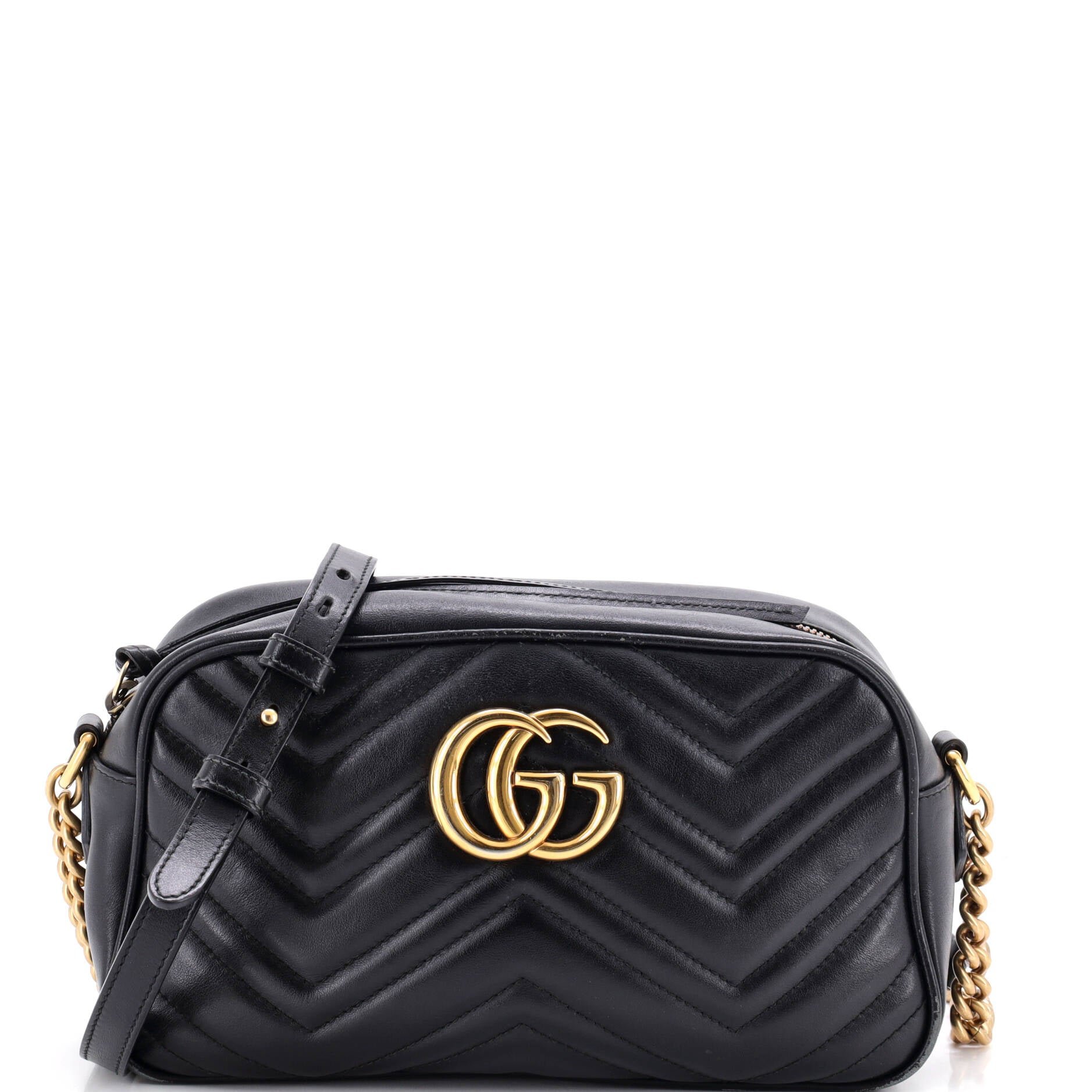GG Marmont Shoulder Bag Matelasse Leather Small