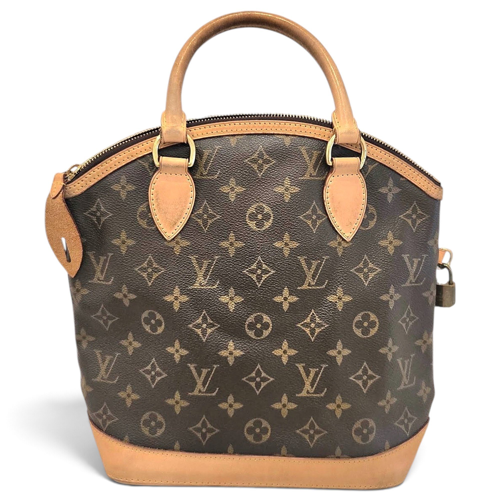 Lockit Vertical leather handbag