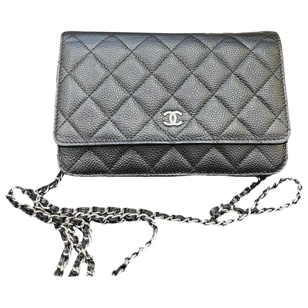 Wallet On Chain Timeless/Classique leather crossbody bag