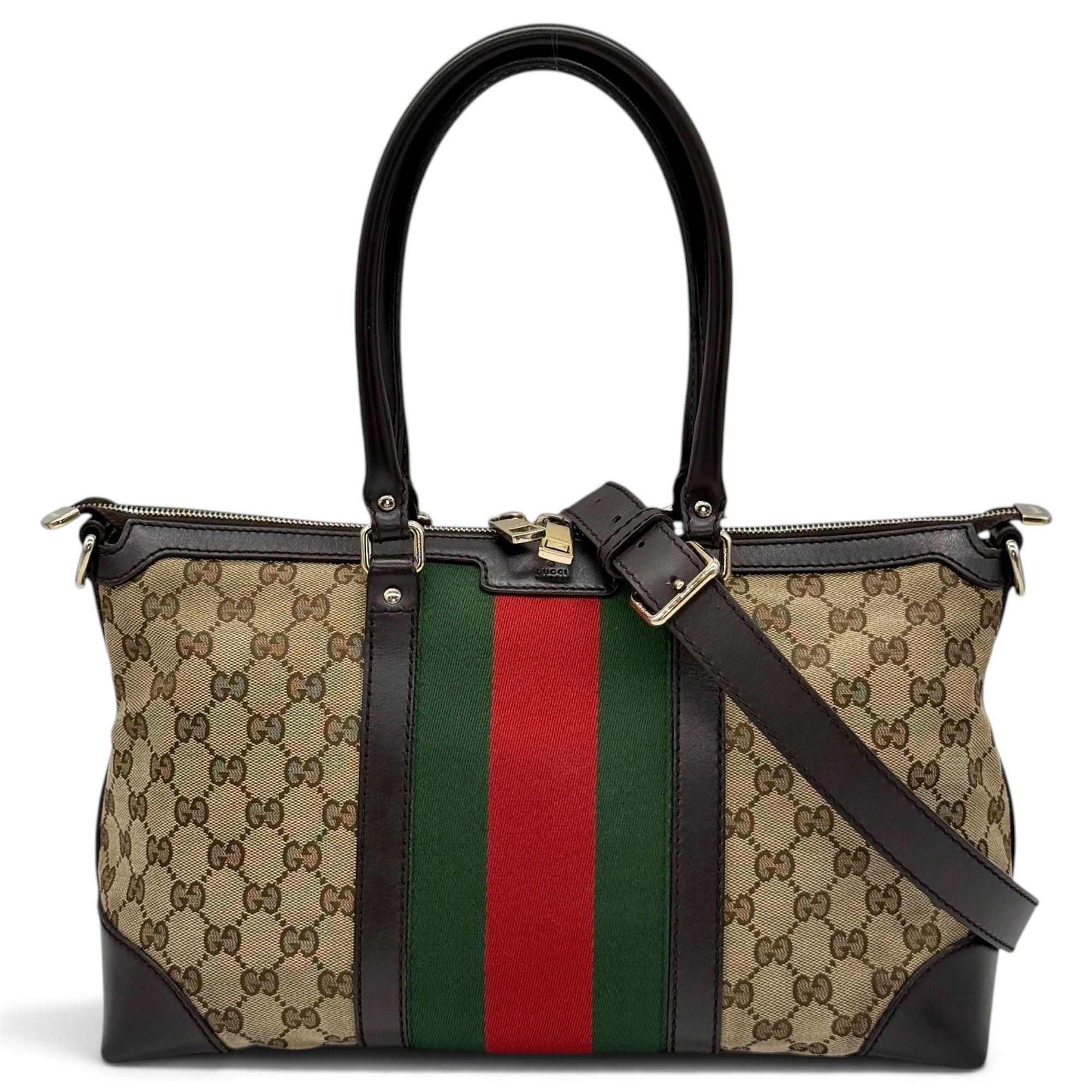 Ophidia leather tote
