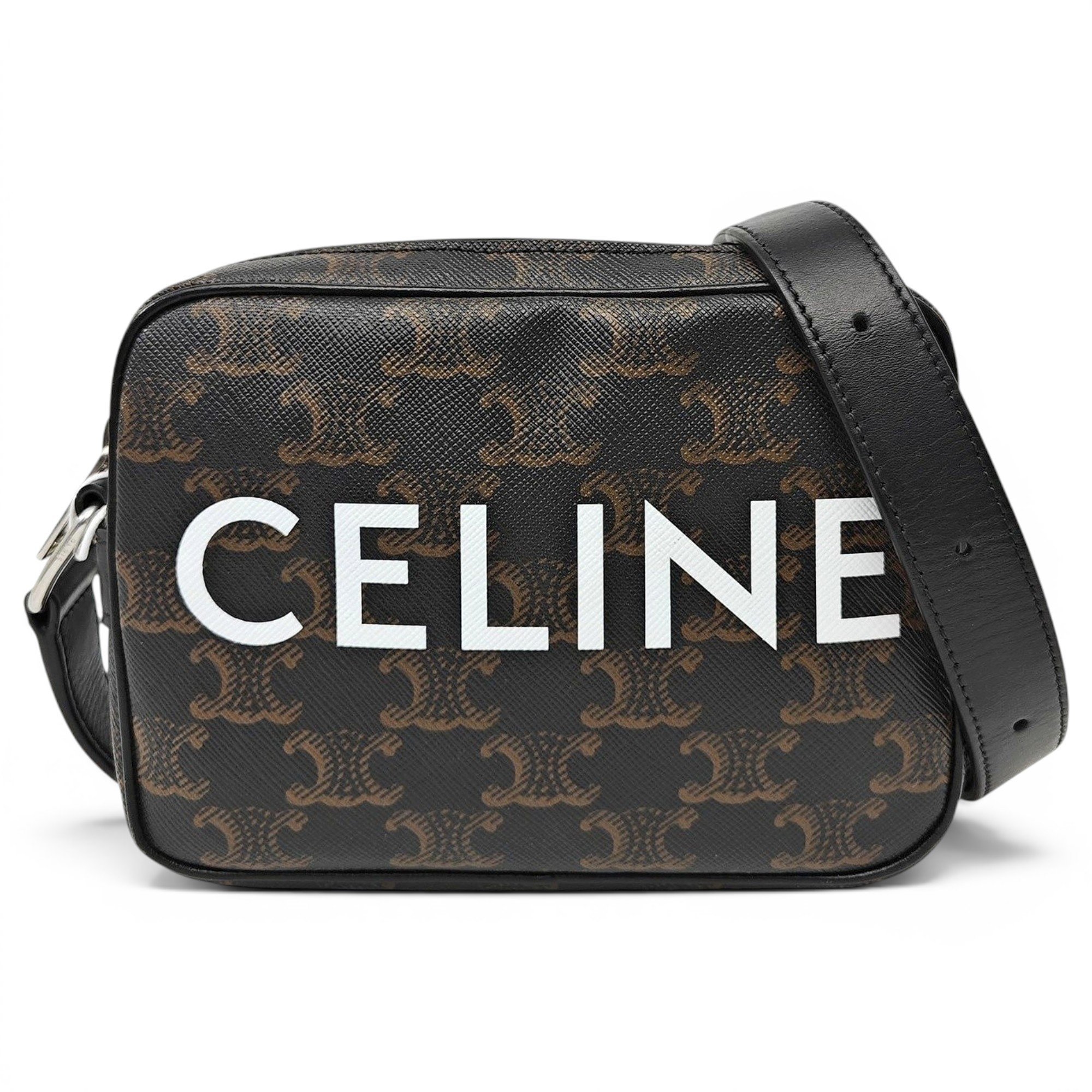 Triomphe leather handbag