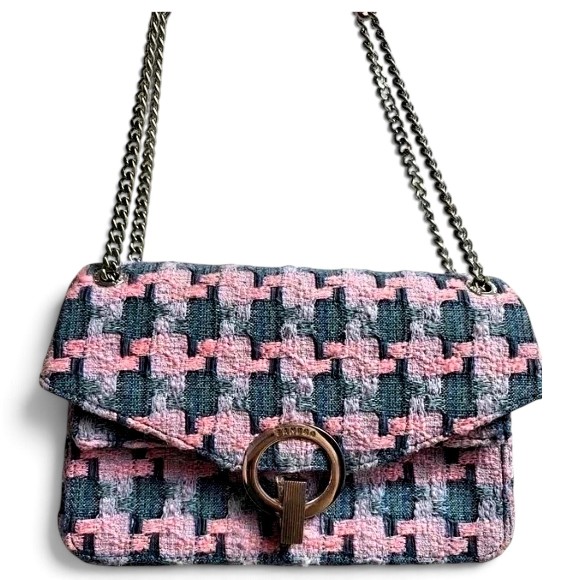 Sandro Yza tweed handbag