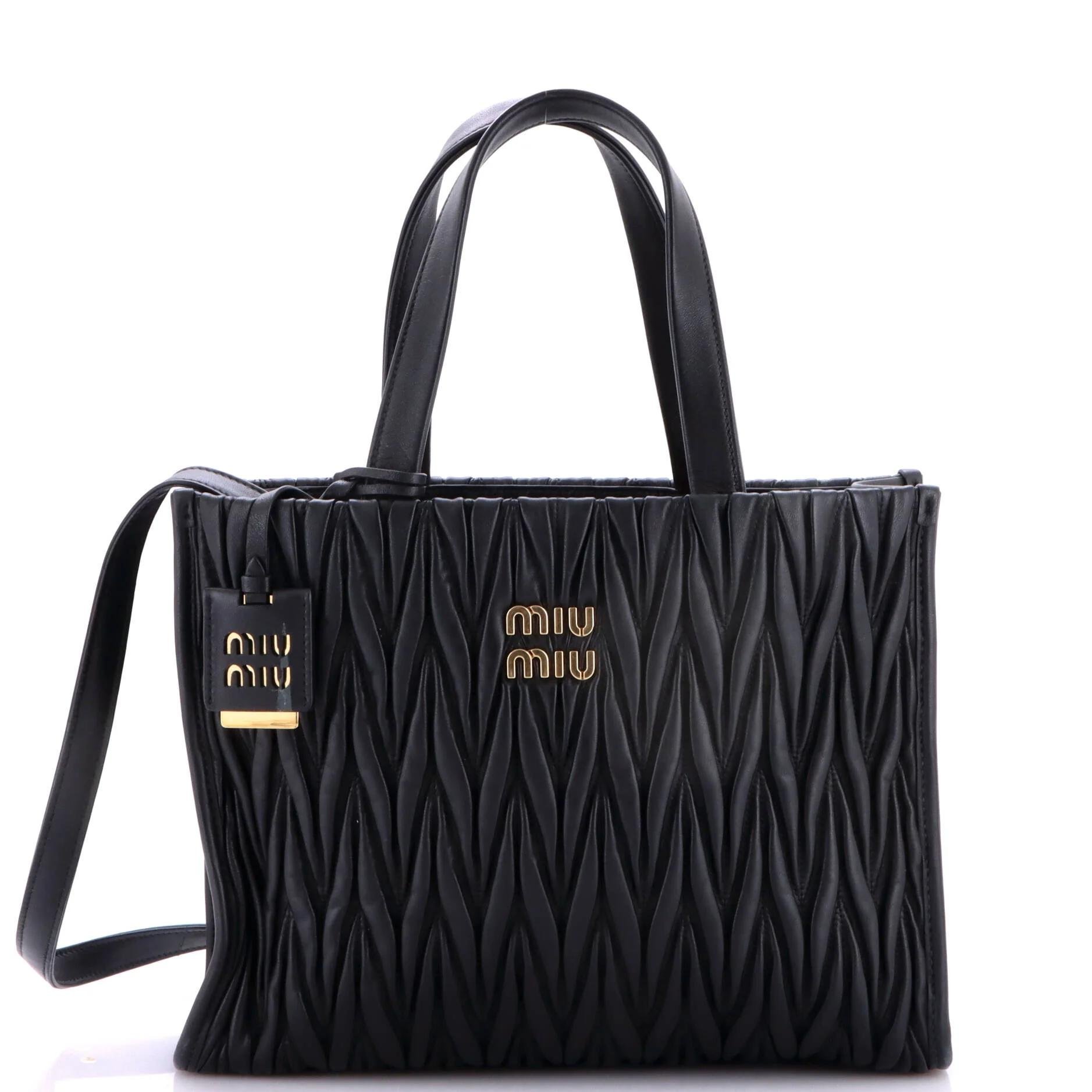Leather tote