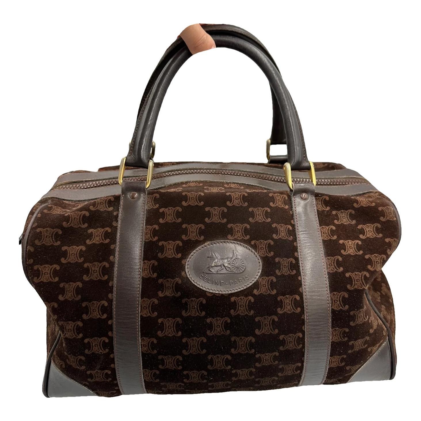 Velvet handbag