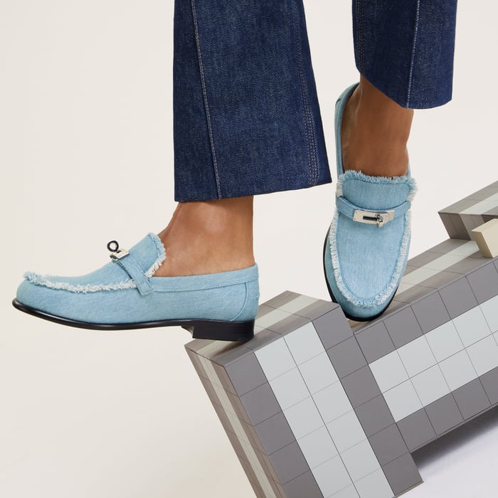 Bleu Clair Mocassim Destin