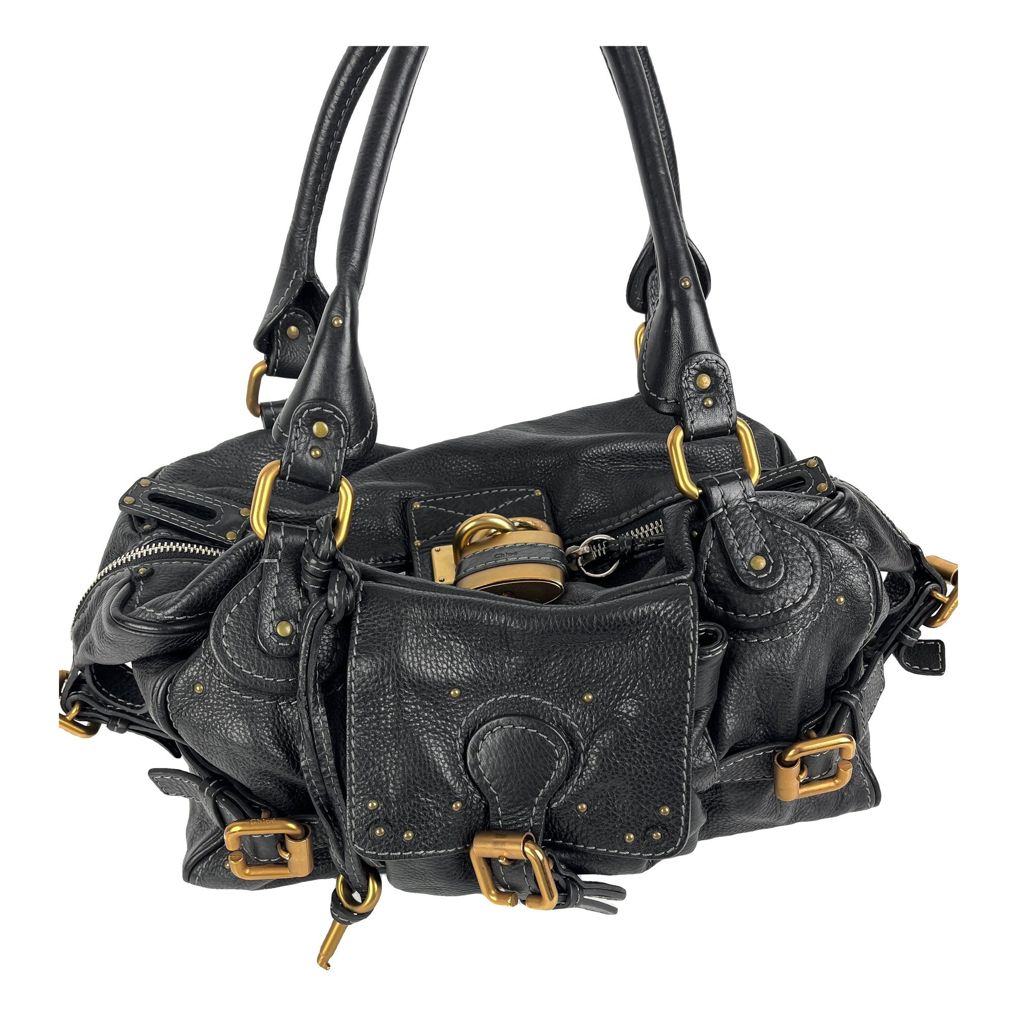 Paddington, Pocket leather handbag