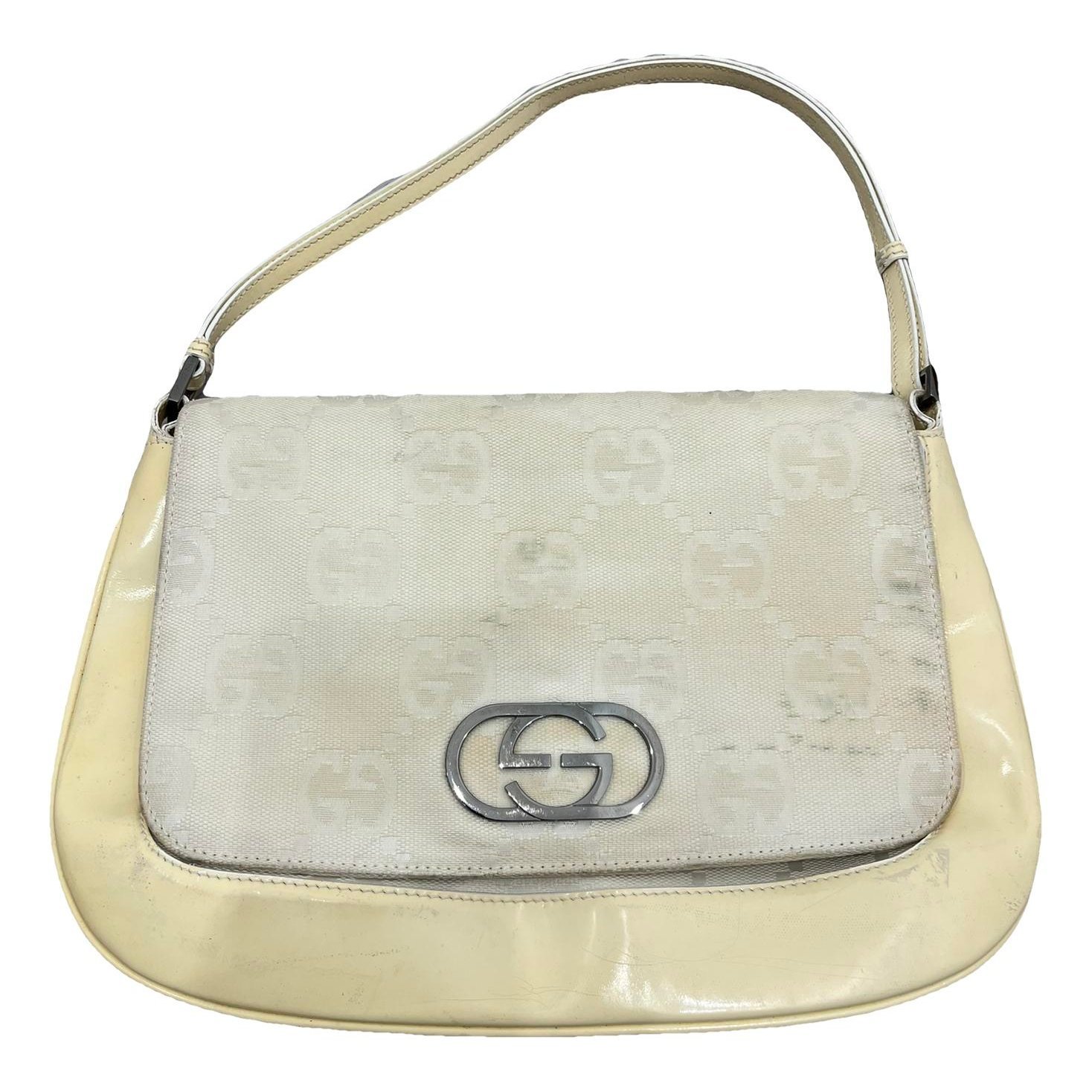 Patent leather handbag